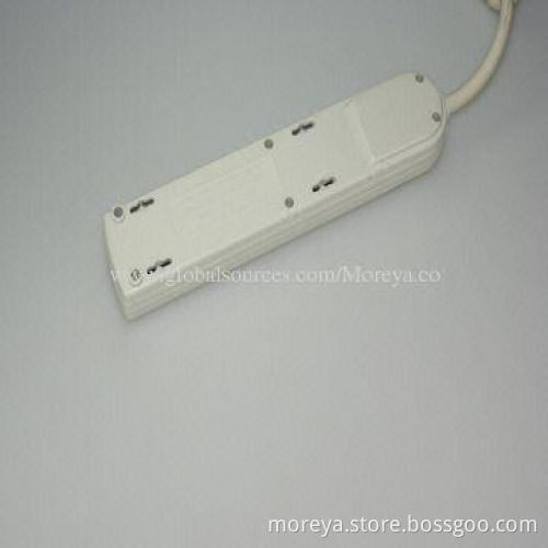 American Standard Power Strip with Plastic Cover, 15A Maximum Current